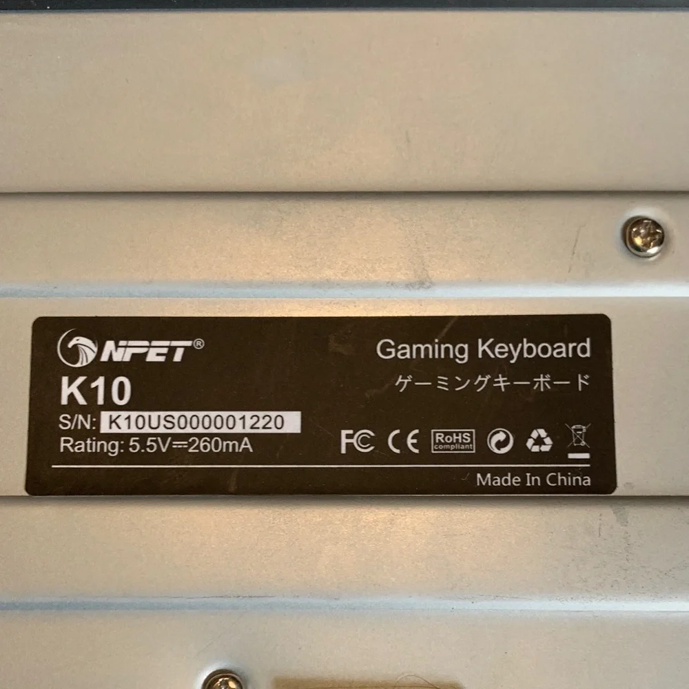 RGB Gaming Keyboard - Black